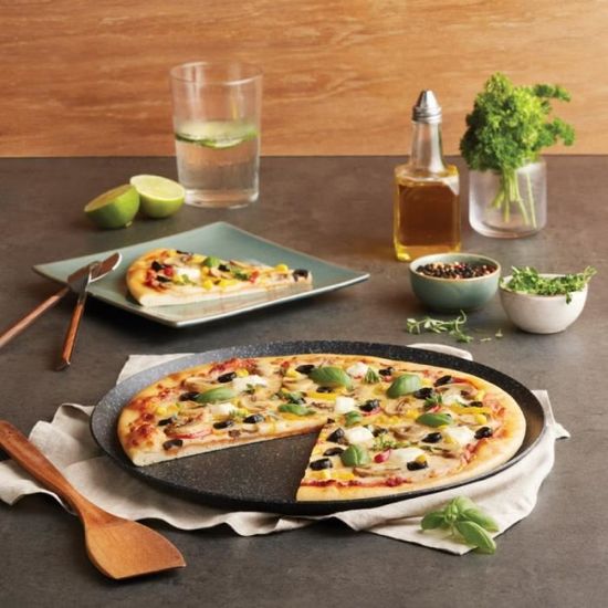 Poêle à pizza Karaca Love of Kitchen Biogranit, gris - Maison Poêle à pizza Karaca Love of Kitchen Biogranit, gris - Maison