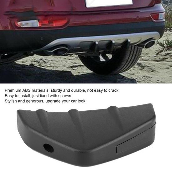 Lèvre Pare-Chocs Avant Universelle - 4 Pièces Noir - Aileron Spoiler Auto