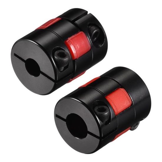4 Pièces Raccord Arbre 5mm à 8mm Alésage Acier Inoxydable - Neuf