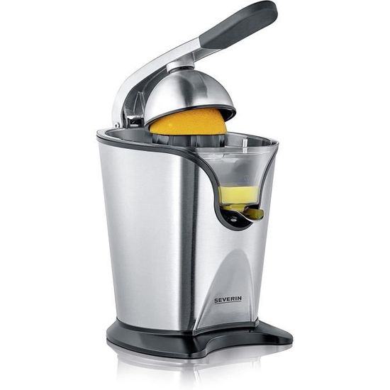 Ustensile Cuisine Inox Presse-agrumes Manuel Severin CP 3544 - Inox/noir, 2 Cônes, Bec Verseur Anti-gouttes, 400ml Machine à Jus Agrumes Ustensile Cuisine Inox Presse-agrumes Manuel Severin CP 3544 - Inox/noir, 2 Cônes, Bec Verseur Anti-gouttes, 400ml Machine à Jus Agrumes