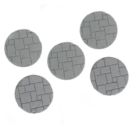 Lot De Socles Ronds En Résine - Diamètre 32mm - Pour Figurines Wargames Et Modélisme