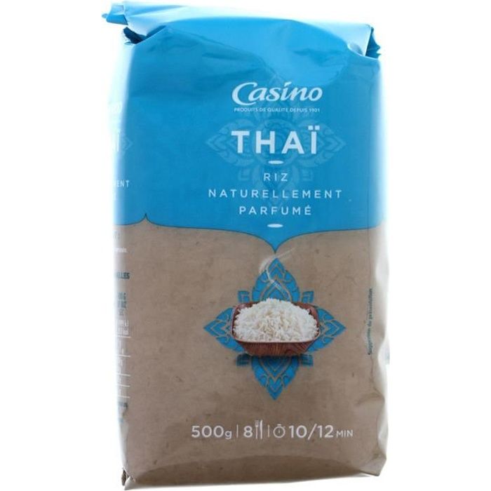 CASINO Riz Thaï long grain - 500G