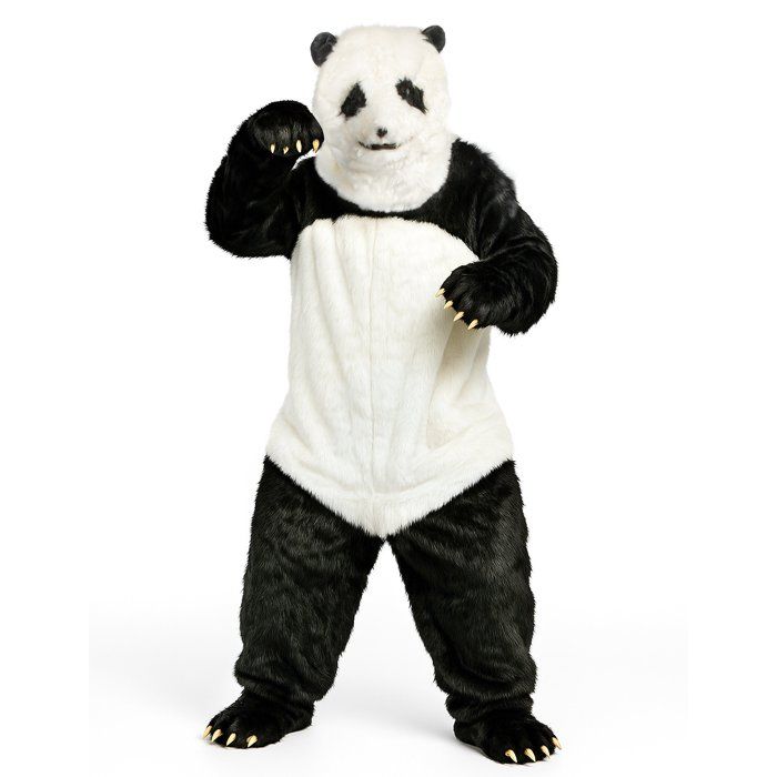 Déguisement panda adulte - Noir