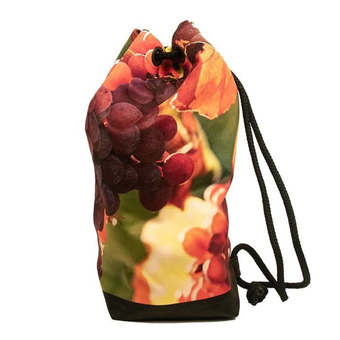 Sac marin 4 bouteilles collection vignes - décor 5