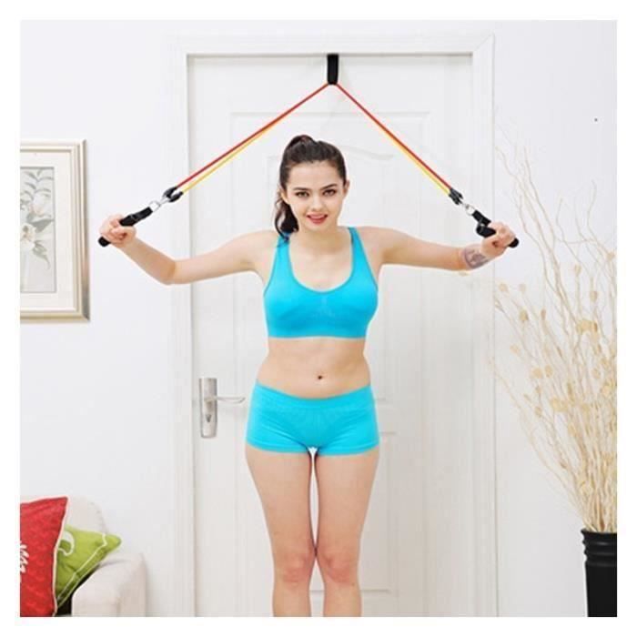 Fitness Poitrine Latex Portable Expander Pull corde Crossfit Muscle formation résistance du câble Trainer Ensemble des bandes de