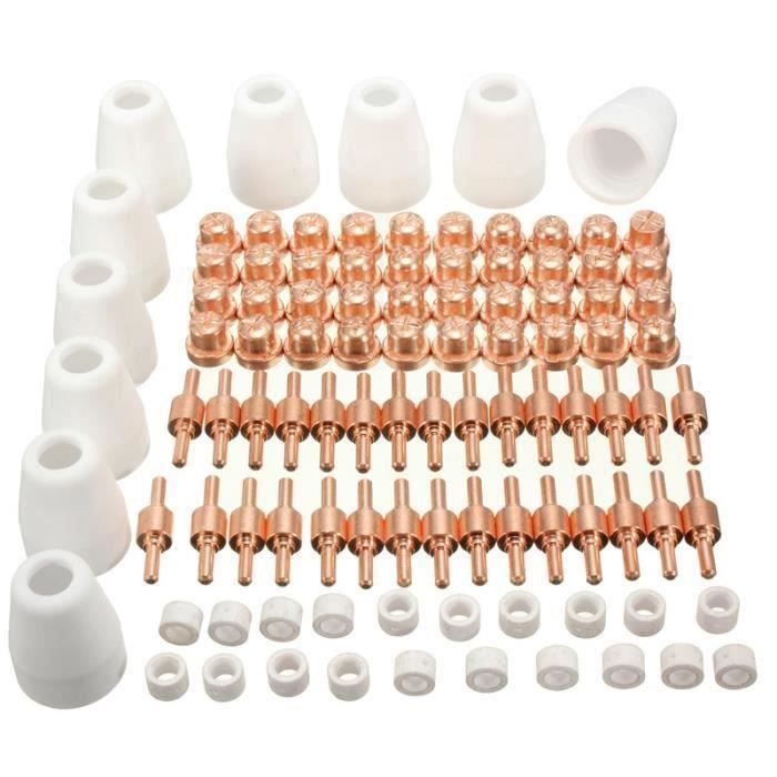 100pcs Consommables pour découpeuse plasma cut-50 PT-31 Air LG-40 Coupe Cutter Pr18220