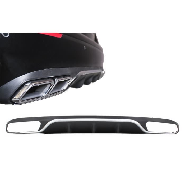 Diffuseur Arrière pour Mercedes Classe E W213 2016+ E63 AMG Look Chrome Edition