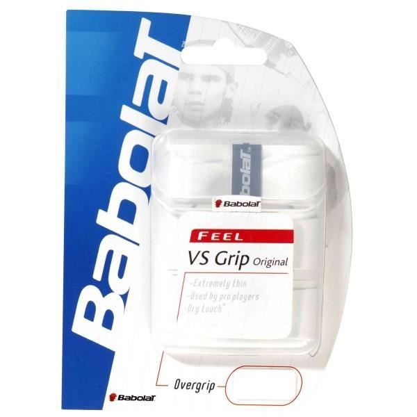 BABOLAT Grips de tennis Vs Original x3 - Blanc