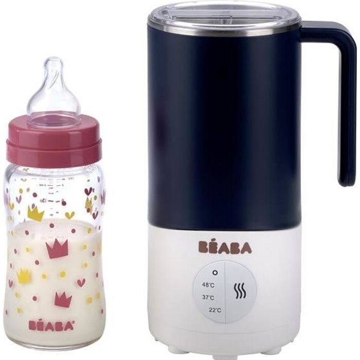 BEABA Milk Prep Préparateur de Biberons/Boissons Lactées - bleu nuit