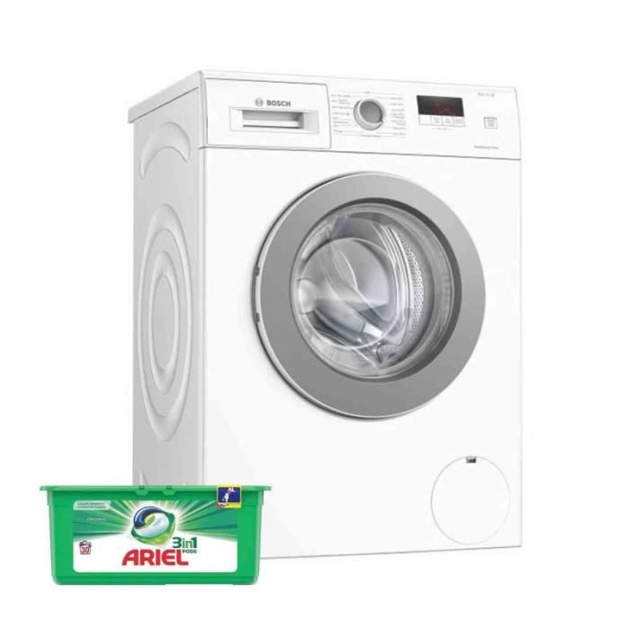 BOSCH Lave-linge frontal 7kg 1400trs/min 15 programmes Machine à laver hublot
