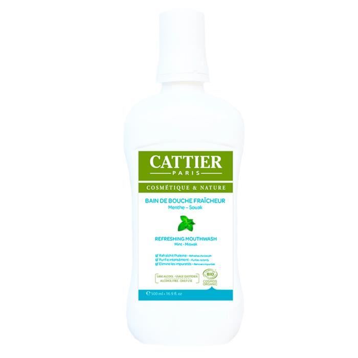 CATTIER BAIN DE BOUCHE FRAICHEUR BIO 500ML