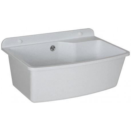 Poste d'eau multifonction LAVABO BASSIN GRAND 610X440 - BLANC