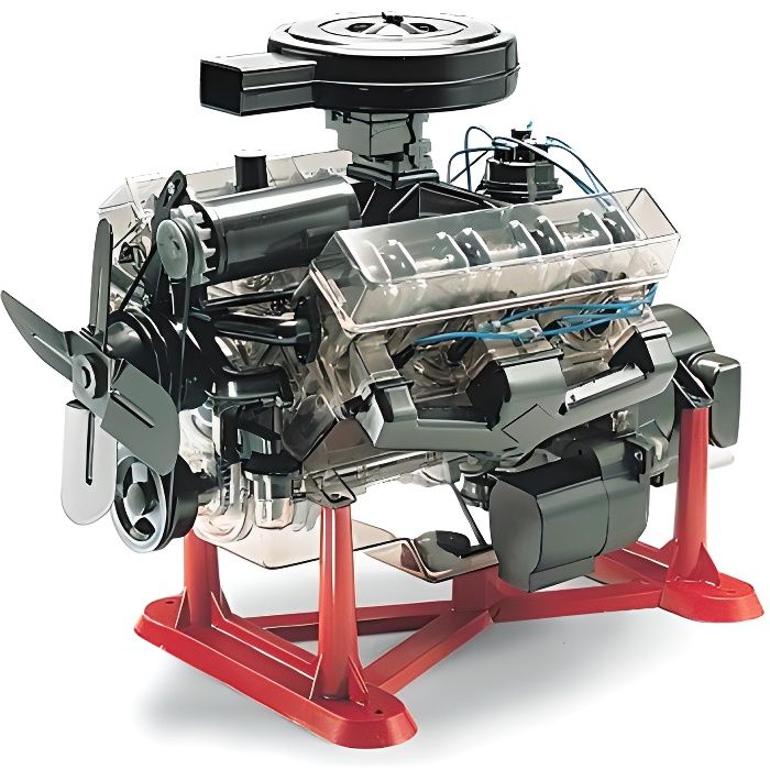 Visible V-8 Engine