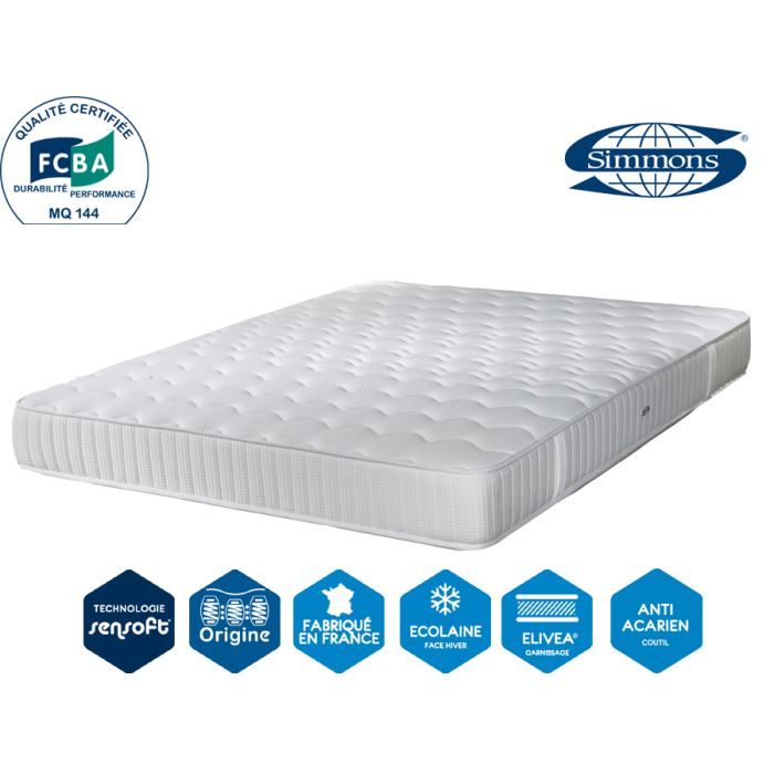 Matelas Performance Confort 23 cm 140 x 190 : S…