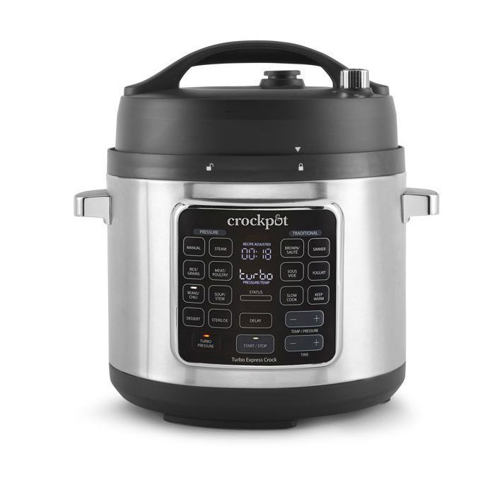 Multicuiseur - CROCKPOT - Turbo Express - 5.6L - 14 programmes - Fonction antiadhésive - Crockpot