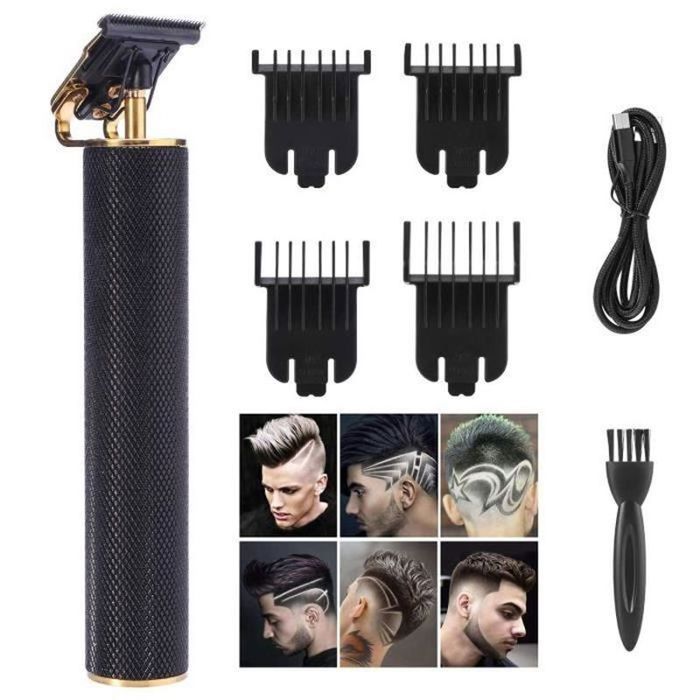 Tondeuse à Cheveux Professionnelle Sans Fil USB - Kit De Toilettage Complet (neuf)