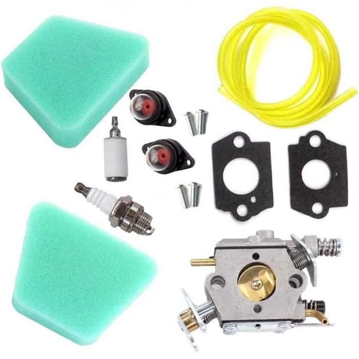 Poweka Carburateur + Filtre À Air + Bougie D’Allumage