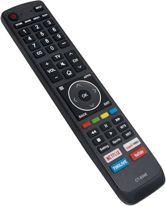 Télécommande De Remplacement AULCMEET CT-90388 - Compatible Avec De Nombreux Modèles Toshiba (TV 32" à 46")