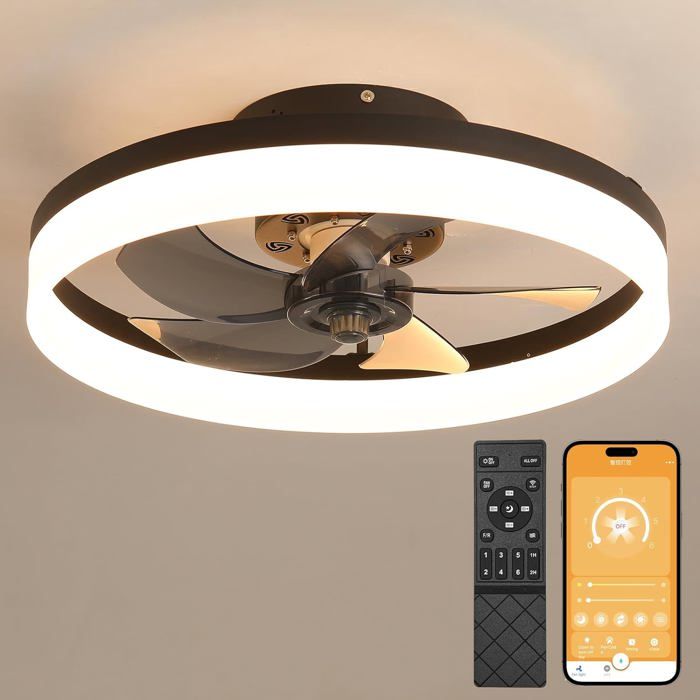 Ventilateurs de plafond, 53 cm ventilateur de plafond avec Telecommande