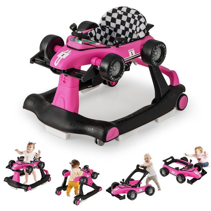 Voiture Twist Enfant – À Enfourcher, Musique, Lumières, Roues Silencieuses, Anti-retournement, 120 Kg, 3 Ans+