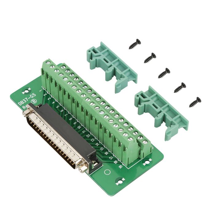 Module Interface DB9 Rail DIN - Carte Breakout Mâle/Femelle - Bornier à Vis