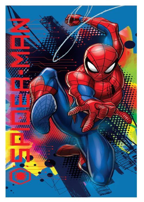 Serviette De Plage Bain Marvel Spidey And His Amazing Friends - 70x140 Cm, 100% Coton - Design Spiderman, Spider-Gwen, Miles Morales