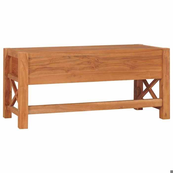 NEUF Armoire TV - Brun - Meuble TV - TABLE TV - 100x40x45 cm - Bois de teck TT3015