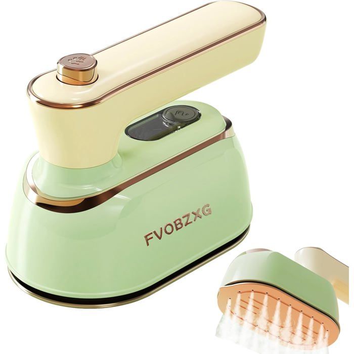 Mini fer à repasser vapeur pliable - FEBEST - CY-601 - 1000W - Pliable - Chauffe en 20s - Réservoir 70 ml - 13x10x75 cm - Febest