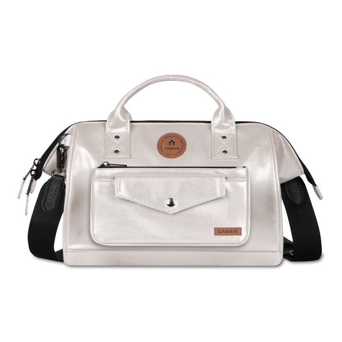 Sac à main bandoulière - CABAIA - Iridescent Crossbody L - crème (Honolulu) - scintillant - sangle amov./réglable Sac à main bandoulière - CABAIA - Iridescent Crossbody L - crème (Honolulu) - scintillant - sangle amov./réglable