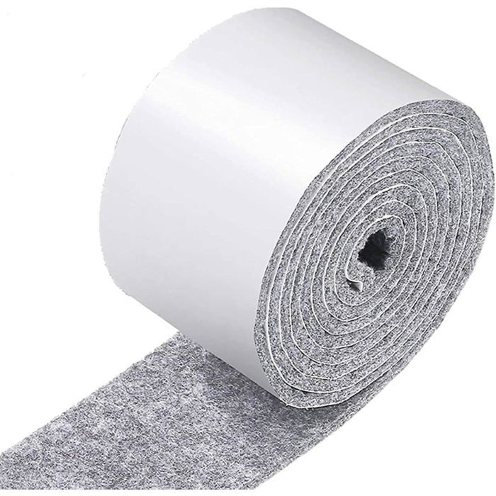 Feutrine autocollante meuble - VETOBIOL - Gris - Rectangulaire - 4 m de long - Épaisseur 3 mm - Autocollant - Doux Feutrine autocollante meuble - VETOBIOL - Gris - Rectangulaire - 4 m de long - Épaisseur 3 mm - Autocollant - Doux
