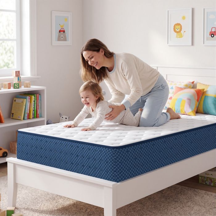 TEENO Matelas 90x200Mousse A Mémoire 30 cmParfait Soutien Haute Resilience Ultra Respiranteréversible à Deux Faces