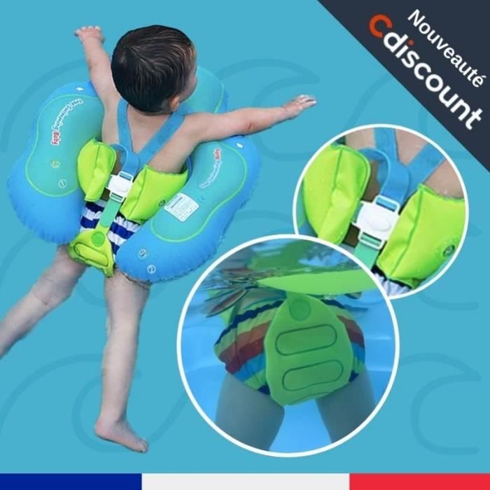 Bouee Bebe Bouee De 3 A 12 Mois Avec Maintien Entrejambe Pour Apprentissage De La Natation Taille 1 De 5 A 11 Kg Cdiscount Jeux Jouets