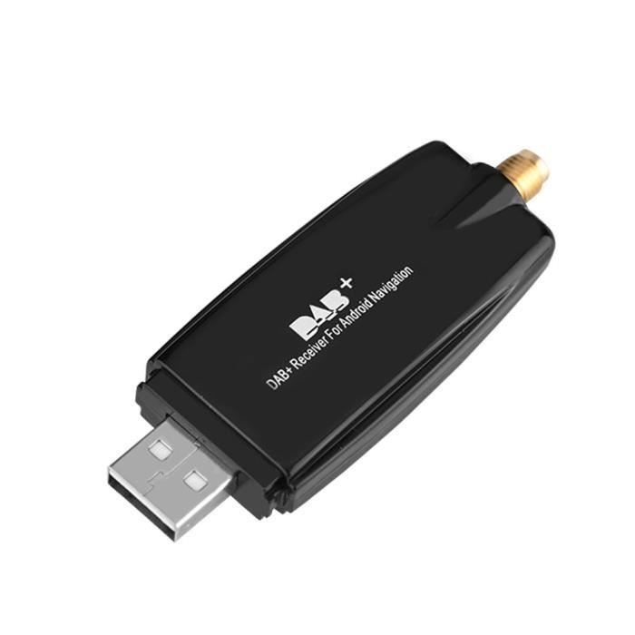Récepteur DAB+ USB Pour Autoradio Android 5.1+ - Antenne Amplifiée Incluse, Plug & Play, 5V - 10