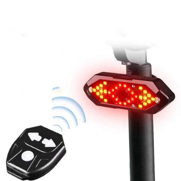Feu Arrière de Vélo - BIQIQI - Télécommande Sans Fil - Rechargeable USB Feu Arrière de Vélo - BIQIQI - Télécommande Sans Fil - Rechargeable USB