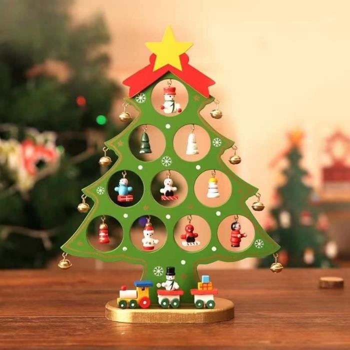 Mini Sapin De Noël Artificiel En Bois À Faire SoiMême Décoration De