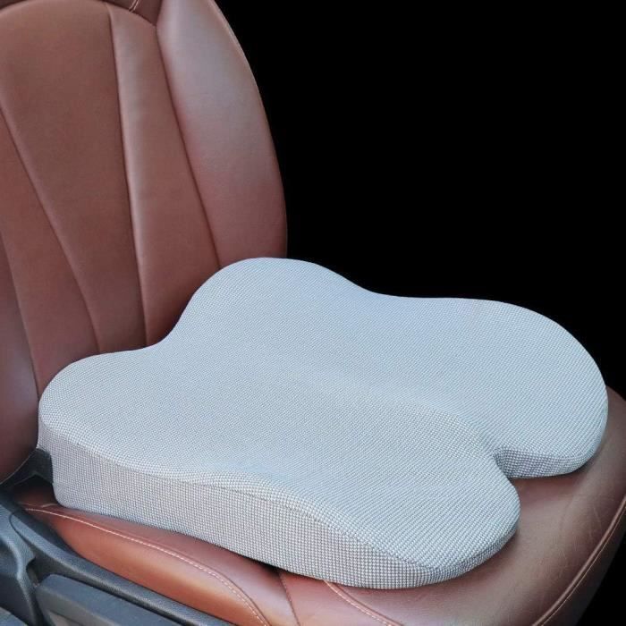 Coussin de siège en mousse à mémoire de forme pour chaise de bureau,  coussin de siège confortable orthopédique antidérapant, coussin de siège  pour
