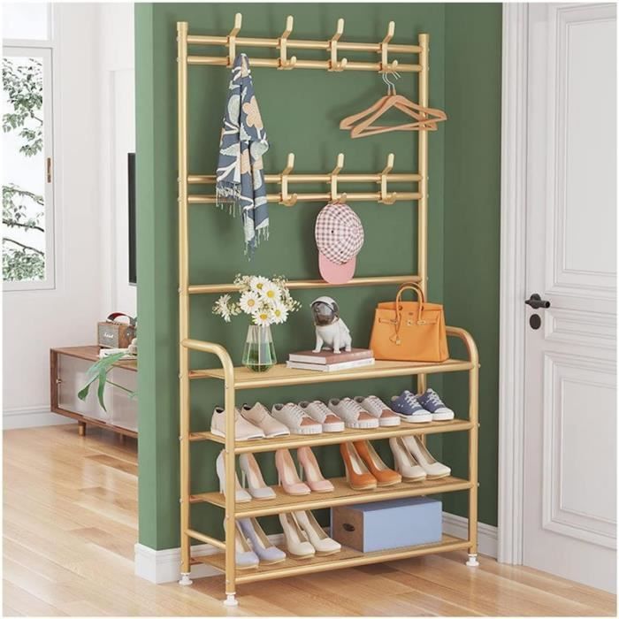Organiseur De Chaussures Suspendu 24 Compartiments Gris 150x55 Cm - Rangement Pratique Pour Porte
