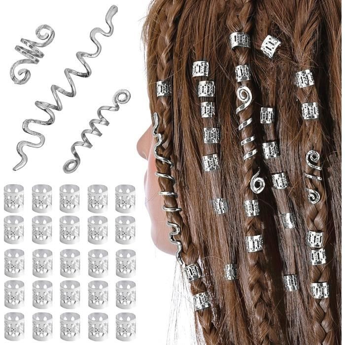 Lot De 100 Bijoux Pour Dreadlocks/tresses En Alliage Doré - Réglables, Pour Femmes - Style Pirate, Bohème