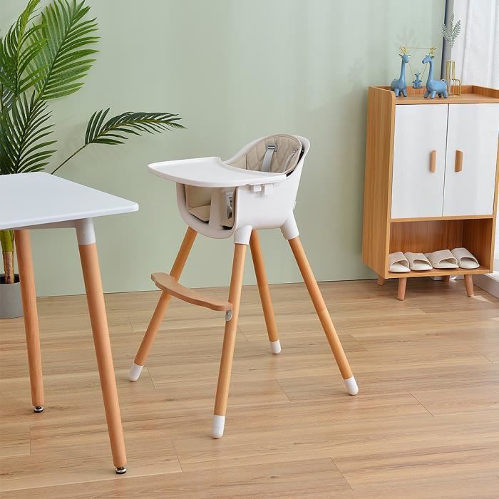 Wiss Tabouret Bebe Convertible 2 En 1 2 Hauteur 52cm Et 72 Cm Pieds En Bois Cdiscount Puericulture Eveil Bebe