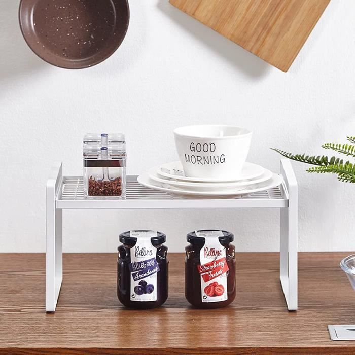 Étagère de rangement robuste en fer pour armoire de cuisine, étagère de