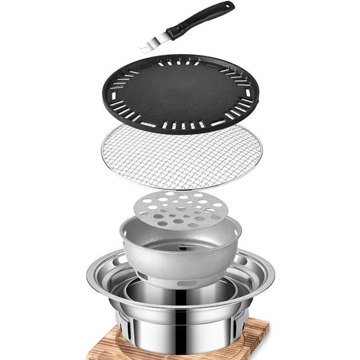 Barbecue Portable Groovebox - Acier - Petit Format - Idéal Camping Et Salon Extérieur