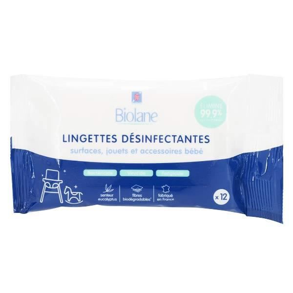 Biolane Lingettes Désinfectantes 12 unités - Cdiscount Puériculture & Eveil  bébé