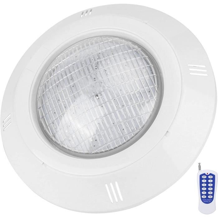 Cache Objectif Lumière Piscine 7,5 Pouces (19 Cm) - PVC Transparent, Universel - Pour Remplacement Lampe Piscine/Spa