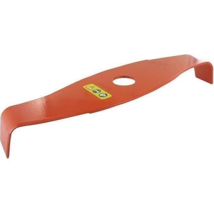 Lame 2 dents spéciale ronces pour débroussailleuse - Coupe de 280 mm - Alésage 25,4 mm