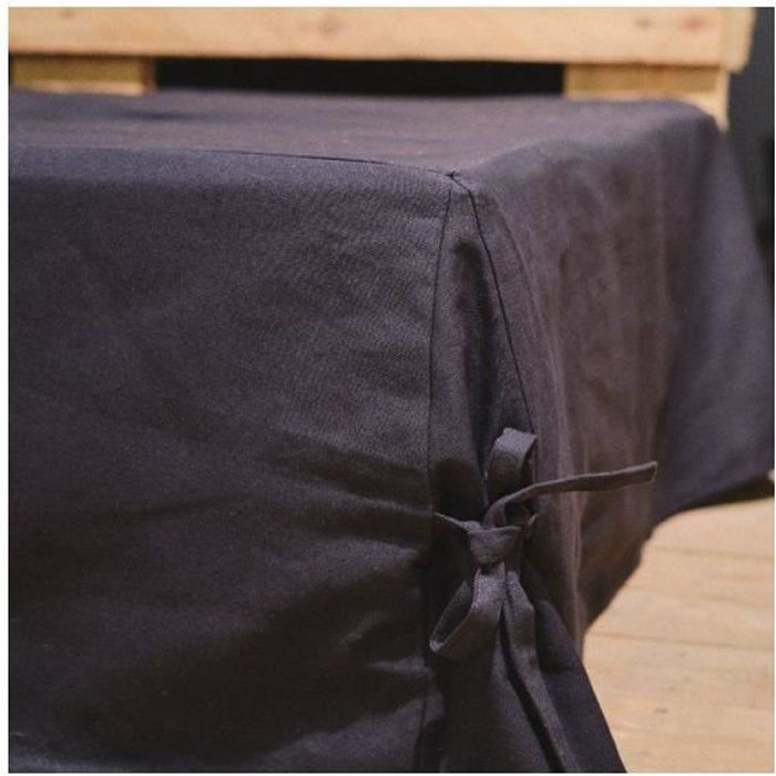 Housse Canapé Palette Jardin Imperméable 420D - Protection Noire Avec Cordon De Serrage (138*99*61/89cm)