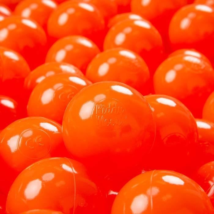 Lot De 100 Balles Océaniques Colorées En Plastique Souple - Pour Piscine à Balles, Tente De Jeu Enfants