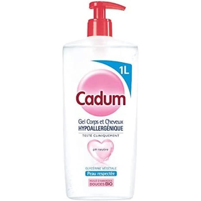 Cadum Gel Douche CorpsCheveux Hypoallergénique Format[O559