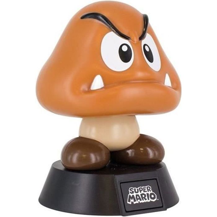 Lampe Veilleuse - PALADONE - Goomba - 3D - 10 cm - Pile AAA non incluses Lampe Veilleuse - PALADONE - Goomba - 3D - 10 cm - Pile AAA non incluses