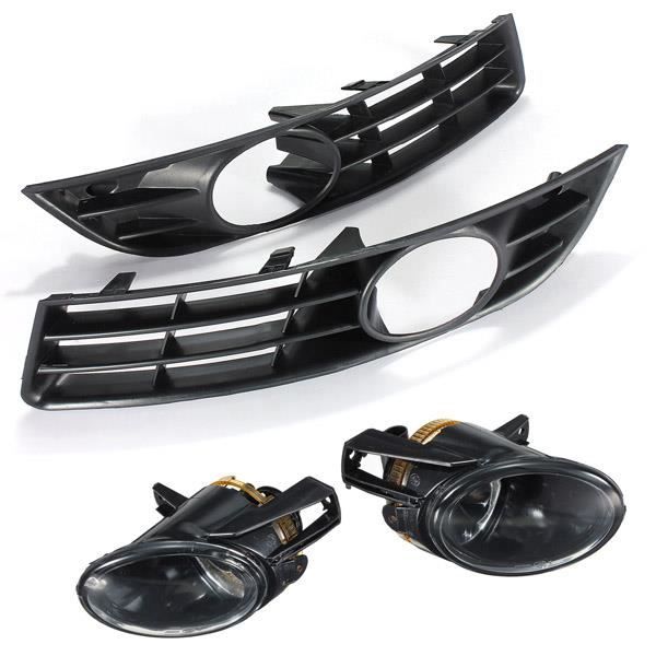 Pare Choc Avant Brouillard Phares & Grille Set Pour 2006-2009 VW Passat 3C B6 Pare Choc Avant Brouillard Phares & Grille Set Pour 2006-2009 VW Passat 3C B6