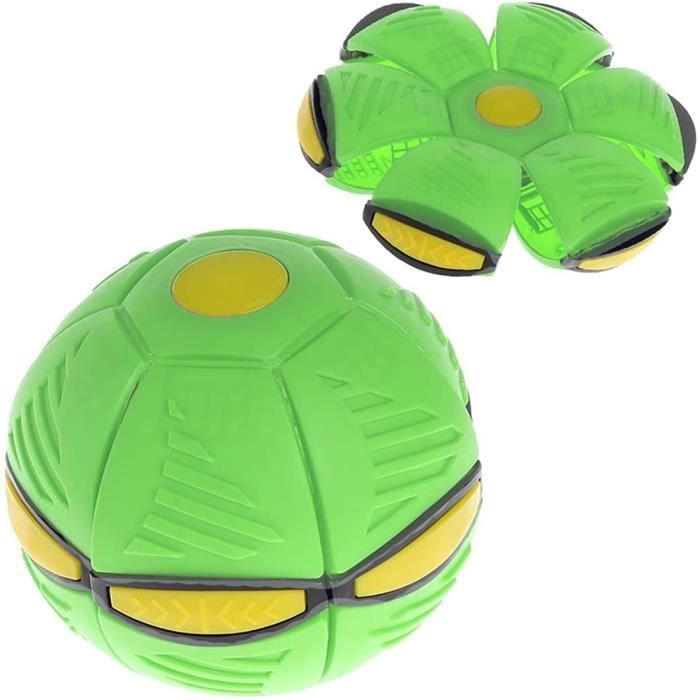 Jouet pour animal de compagnie Frisbee Ball, presseur de pied de  décompression et de déformation magique Flyball, balle interactive  Flytackle, jouet pour chien petit et moyen (balle pas à pas 2016A [p